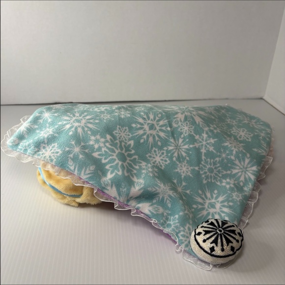 Disney Parks Babies Plush in a Blanket Pouch Theme Parks Baby Elsa Frozen 12" - Picture 10 of 11